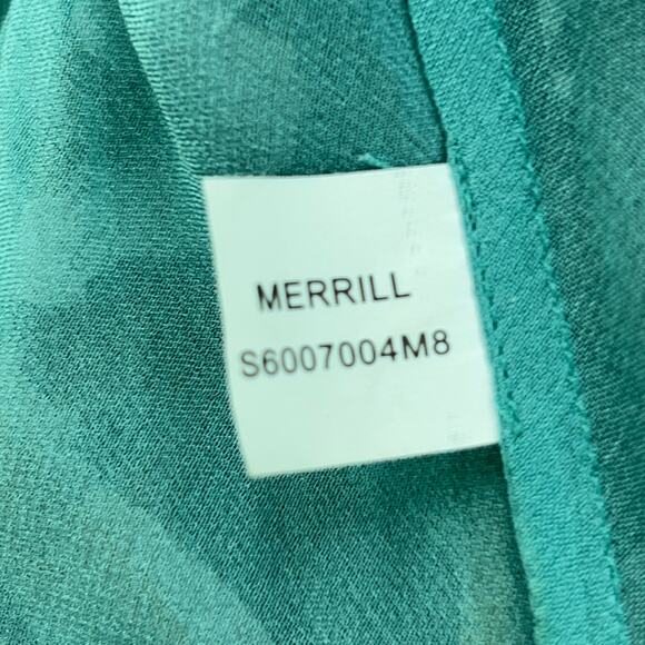 Diane Von Furstenberg DVF Womens Size 8 Merrill Blouse Abstract Silk Fully Lined - Picture 15 of 16